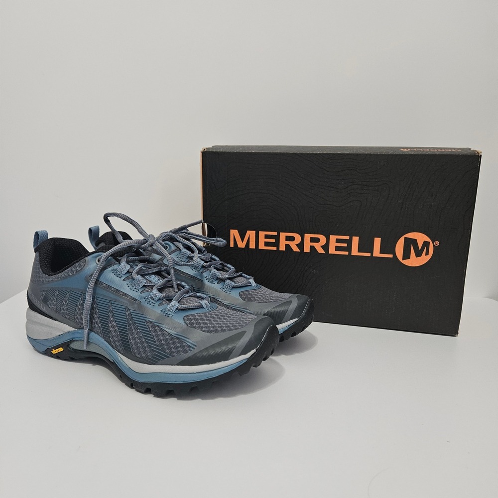 Merrell Siren Edge 3 Womens 6.5 W Rock Bluestone Hiking Shoes J034434W Running